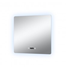 Зеркало Art Decco Baltic Bright ABB07680M, 76 х 81 см, с подсветкой, сенсорное, антизапотевание, bluetooth-динамик, цифровые часы