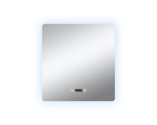 Зеркало Art Decco Baltic Bright ABB07680M, 76 х 81 см, с подсветкой, сенсорное, антизапотевание, bluetooth-динамик, цифровые часы
