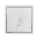 Зеркало Art Decco Baltic Bright ABB07680M, 76 х 81 см, с подсветкой, сенсорное, антизапотевание, bluetooth-динамик, цифровые часы