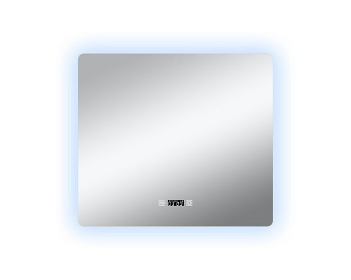 Зеркало Art Decco Baltic Bright ABB09080M, 91 х 81 см, с подсветкой, сенсорное, антизапотевание, bluetooth-динамик, цифровые часы