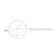 Зеркало Art Decco Radiant Circle ARC09070M, 90 см, с подсветкой, сенсорное, антизапотевание
