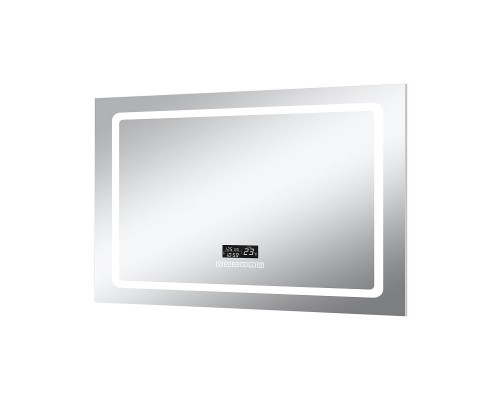 Зеркало Art Decco Crystal Clear ACC12090M, 122 х 91 см, с подсветкой, сенсорное, антизапотевание, bluetooth-динамик, цифровые часы