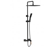 Душевая система Art Decco Portofino APR110QHS, графит