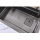Кухонная мойка Art Decco Elegant Flow AEF116846, 68 см, со смесителем и дозатором, нержавеющая сталь, PVD графит