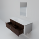Комплект мебели ArtDecco Gabriella 120 AGB12W24S1M0 черный орех