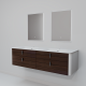 Комплект мебели ArtDecco Gabriella 150 AGB15W24D1M0 черный орех