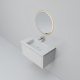 Комплект мебели ArtDecco Jacqueline 80 AJC08W34S2MF белый