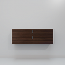 Тумба под раковину ArtDecco Gabriella 120 AGB12W24S000 подвесная, черный орех