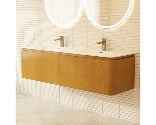 Тумба с раковиной ArtDecco Coco 150 ACC15W14D100 белый дуб