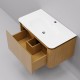 Тумба с раковиной ArtDecco Coco 80 ACC08W14S100 белый дуб