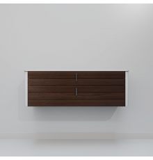 Тумба с раковиной ArtDecco Gabriella 120 AGB12W24S100 черный орех
