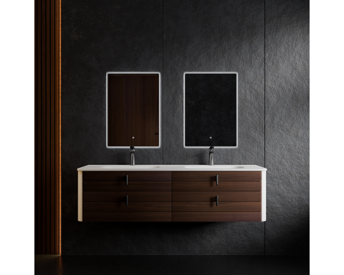 Тумба с раковиной ArtDecco Gabriella 150 AGB15W24D100 черный орех