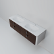 Тумба с раковиной ArtDecco Gabriella 150 AGB15W24D100 черный орех