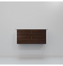 Тумба с раковиной ArtDecco Gabriella 90 AGB09W24S100 черный орех