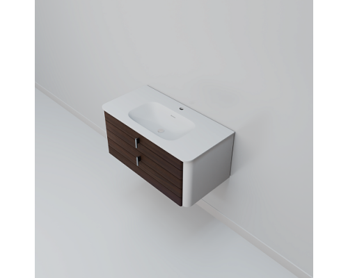 Тумба с раковиной ArtDecco Gabriella 90 AGB09W24S100 черный орех Тумба с раковиной ArtDecco Gabriella 90 AGB09W24S100 черный орех