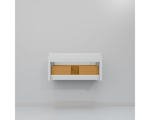 Тумба с раковиной ArtDecco Jacqueline 80 AJC08W34S100 белый