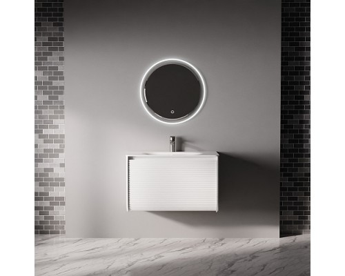 Тумба с раковиной ArtDecco Lucia 80 ALC08W43S100 серый