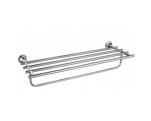 Полотенцедержатель с полкой WONZON & WOGHAND SIMPLE, Хром (WW-6581)