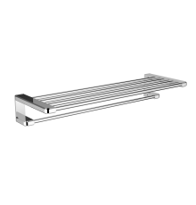 Полотенцедержатель с полкой WONZON & WOGHAND, Хром (WW-V3902-CR)