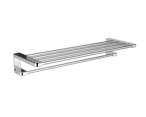 Полотенцедержатель с полкой WONZON & WOGHAND, Хром (WW-V3902-CR)