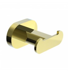 Двойной крючок для ванной WONZON & WOGHAND FIRST, Глянцевое золото (WW-8425-LG)
