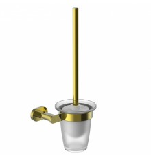 Туалетный ершик в комплекте WONZON & WOGHAND FIRST, Глянцевое золото (WW-8429-LG)