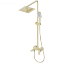 Душевая система WONZON & WOGHAND CUBE 2.0, Брашированное золото (WW-88047068-BG)