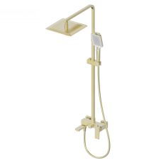 Душевая система WONZON & WOGHAND CUBE 2.0, Брашированное золото (WW-88047068-BG)