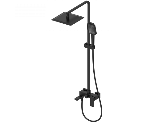 Душевая система WONZON & WOGHAND CUBE 2.0, Черный матовый (WW-88047068-MB)