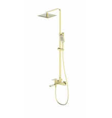 Душевая система WONZON & WOGHAND EDGE, Брашированное золото (WW-88739003-BG)