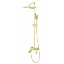 Душевая система WONZON & WOGHAND FIT, Брашированное золото (WW-88739009-BG)