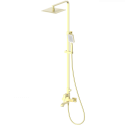 Душевая система WONZON & WOGHAND FLEX, Брашированное золото (WW-88047072-BG)