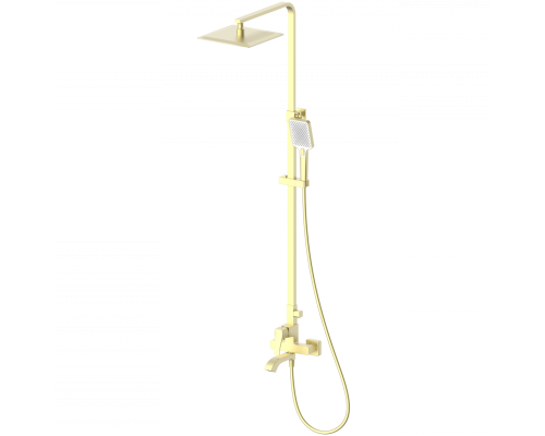 Душевая система WONZON & WOGHAND FLEX, Брашированное золото (WW-88047072-BG)