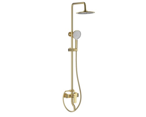 Душевая система WONZON & WOGHAND Line, Брашированное золото (WW-AE3354-BG)