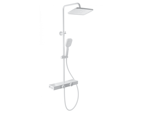 Душевая система WONZON & WOGHAND Shelf, Белый матовый (WW-B3552-MW)