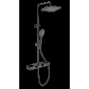 Душевая система WONZON & WOGHAND Shelf, Черный матовый (WW-B3552-MB)