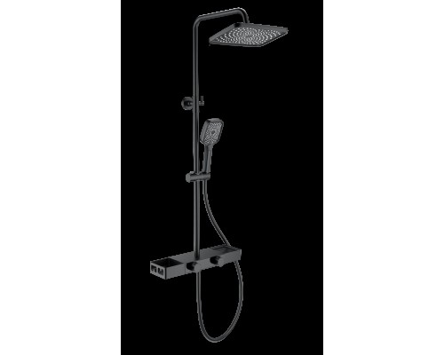 Душевая система WONZON & WOGHAND Shelf, Черный матовый (WW-B3552-MB)