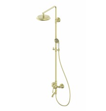 Душевая система WONZON & WOGHAND STEAM, Брашированное золото (WW-88739008-BG)