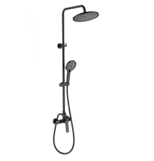 Душевая система WONZON & WOGHAND, Черный матовый (WW-B3200-MB)