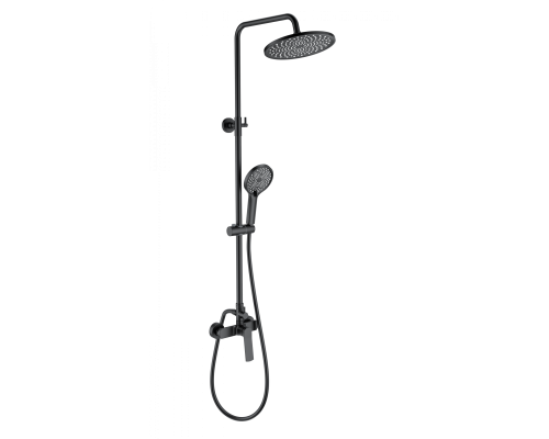 Душевая система WONZON & WOGHAND, Черный матовый (WW-B3200-MB)