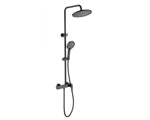 Душевая система WONZON & WOGHAND, Черный матовый (WW-B3517-MB)