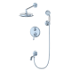 Душевая система встраиваемая WONZON & WOGHAND STEAM, Хром (WW-88939008-CR)