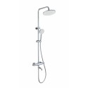 Душевая система с термостатом WONZON & WOGHAND CAPSULE, Хром (WW-B3031-A3-CR)