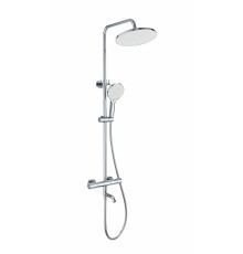Душевая система с термостатом WONZON & WOGHAND INN 3, Хром (WW-B3065-T1-CR)