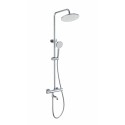 Душевая система с термостатом WONZON & WOGHAND INN 4, Хром (WW-B3047-A1-CR)