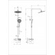 Душевая система с термостатом WONZON & WOGHAND MUSE Corno, Брашированное золото (WW-B2091-A-BG)