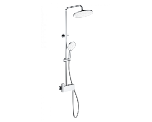 Душевая система с термостатом WONZON & WOGHAND MUSE Corno, Хром (WW-B3110-CR)
