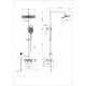 Душевая система с термостатом WONZON & WOGHAND MUSE Legato, Белый матовый (WW-B4129-MW)