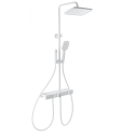 Душевая система с термостатом WONZON & WOGHAND Shelf, Белый матовый (WW-B4161-MW)