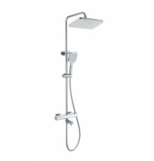 Душевая система с термостатом WONZON & WOGHAND STAY 2, Хром (WW-B3016-T1-CR)